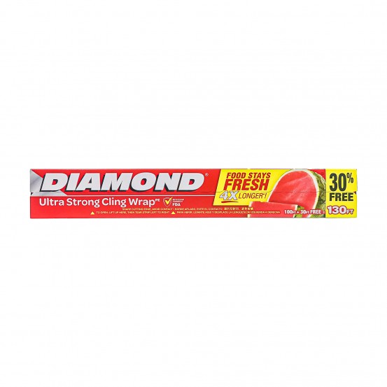 Diamond Ultra Strong PE Cling Wrap 39cm x 30m + 30%FOC