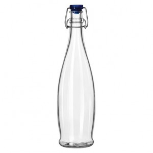 Libbey Water Bottle with Wire Ball Lid 33-7/8-oz